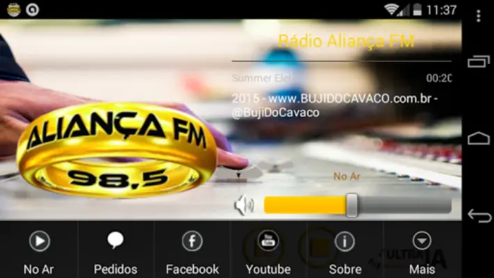 Aliança FM 98 android App screenshot 0