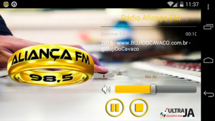 Aliança FM 98 android App screenshot 1