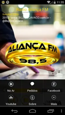 Aliança FM 98 android App screenshot 3