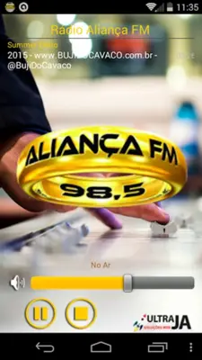 Aliança FM 98 android App screenshot 4